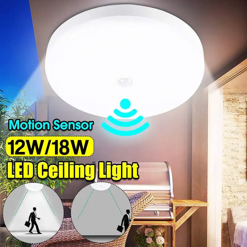 Modern Led Ceiling Lights 220V With Motion Sensor 12W 18W Led Ceiling Lamp Smart Ceiling Light For Living Room Hallways Stairs
Modern Led Ceiling Lights 220V With Motion Sensor 12W 18W Led Ceiling Lamp Smart Ceiling Light For Living Room Hallways Stairs