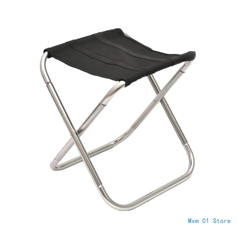 

Outdoor Portable Folding Stool, Collapsible Slacker Chair Lightweight Stool Drop shipping