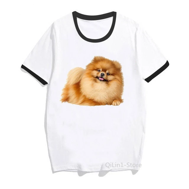 Harajuku Kawaii Brown Pomeranian Printed Tshirt Women’S Friends Dog Lover T-Shirt Femme Cute Top Girls Tees Summer Clothes
Harajuku Kawaii Brown Pomeranian Printed Tshirt Women’S Friends Dog Lover T-Shirt Femme Cute Top Girls Tees Summer Clothes