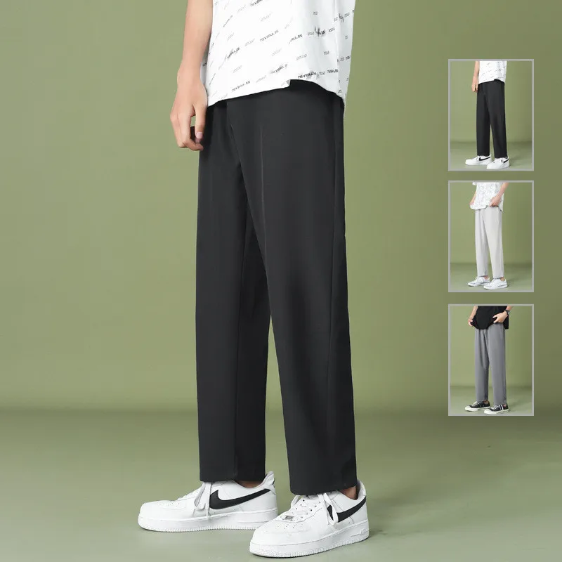 2022 Men Casual Pants New Light Weight Training Joggers Trousers Streetwear Cold Feeling Comfortable Home Pants Men
2022 Men Casual Pants New Light Weight Training Joggers Trousers Streetwear Cold Feeling Comfortable Home Pants Men