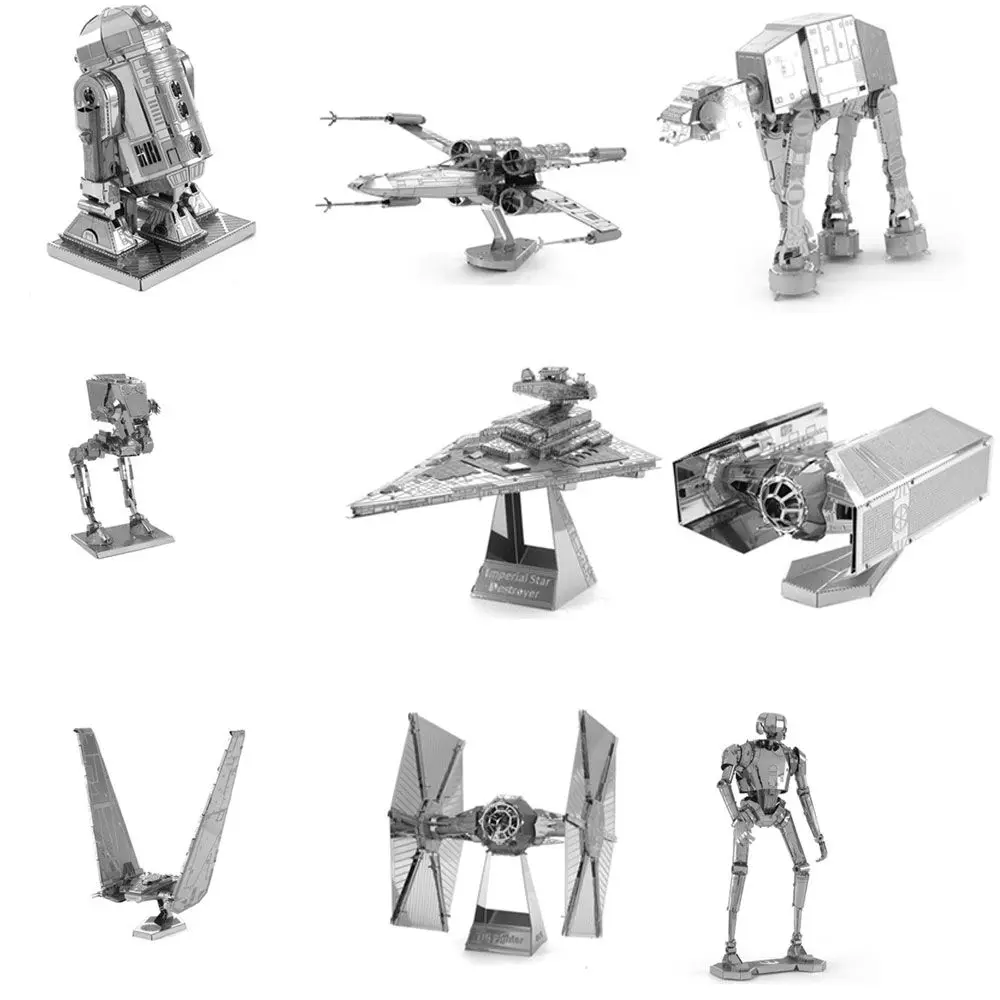 Metal Assembly Model DIY Puzzle R2D2 Empire Destroyer DIY Robot Ornament Model Assembly Kit Airplane Toys Variety Robot Model
Metal Assembly Model DIY Puzzle R2D2 Empire Destroyer DIY Robot Ornament Model Assembly Kit Airplane Toys Variety Robot Model
