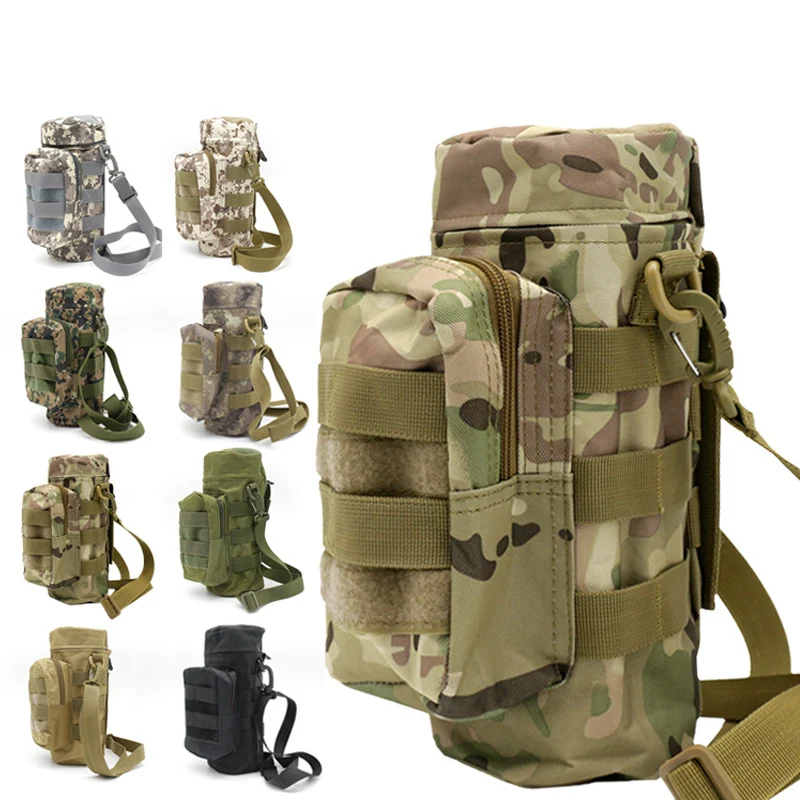 Tactical Molle Water Bottle Pouch Nylon Outdoor Military Travel Kettle Bag with Shoulder Strap
Tactical Molle Water Bottle Pouch Nylon Outdoor Military Travel Kettle Bag with Shoulder Strap