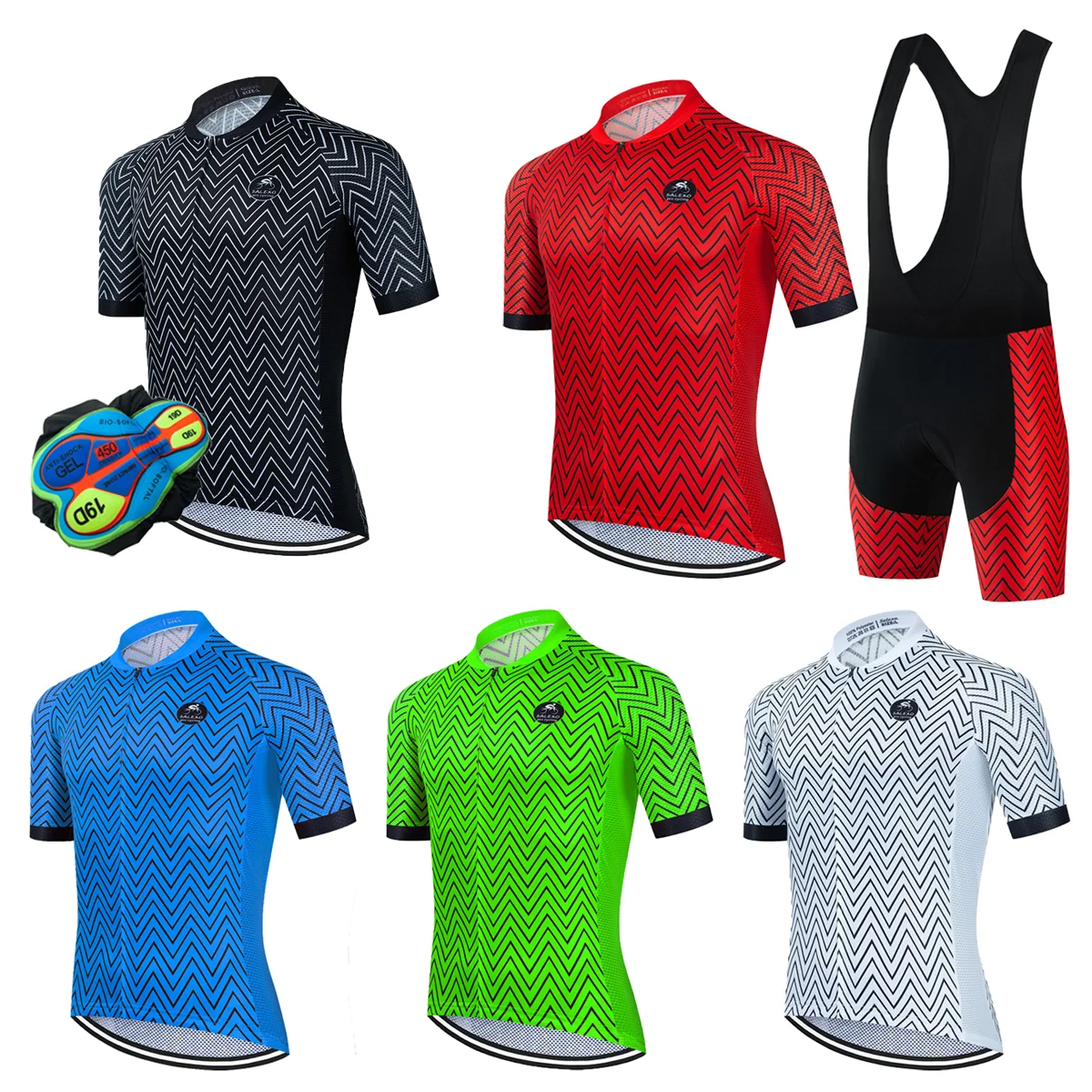 New Arrivals Cycling Jersey Set Cycling Bicycle Suit Bicycle Short Sleeve Cycling Clothing Cycling Jersey Bib Shorts
New Arrivals Cycling Jersey Set Cycling Bicycle Suit Bicycle Short Sleeve Cycling Clothing Cycling Jersey Bib Shorts