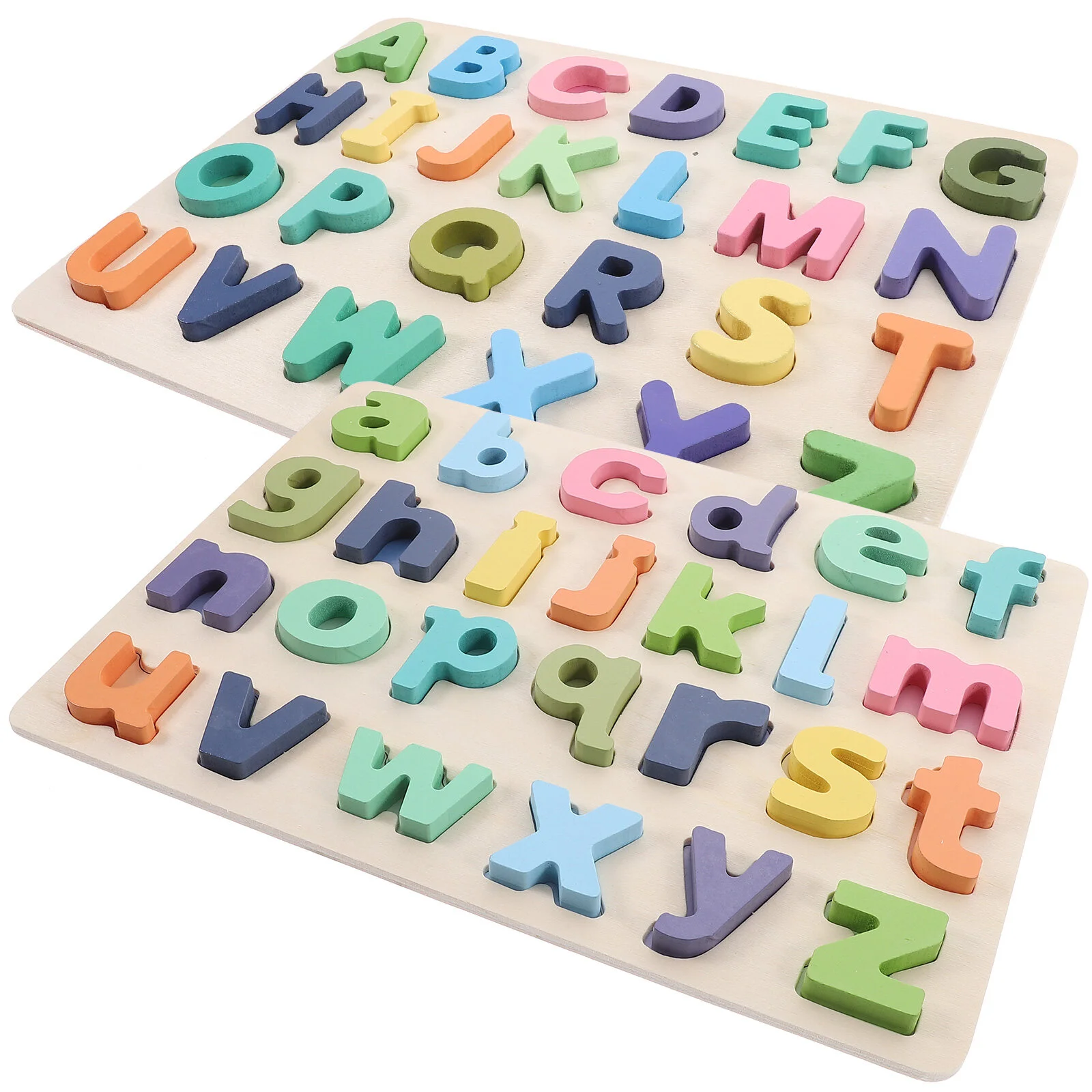 2 Sets Jigsaw Puzzle Logical Wooden Playset Three-dimensional Toy English Alphabet Kids Floor Toddler Puzzles
2 Sets Jigsaw Puzzle Logical Wooden Playset Three-dimensional Toy English Alphabet Kids Floor Toddler Puzzles