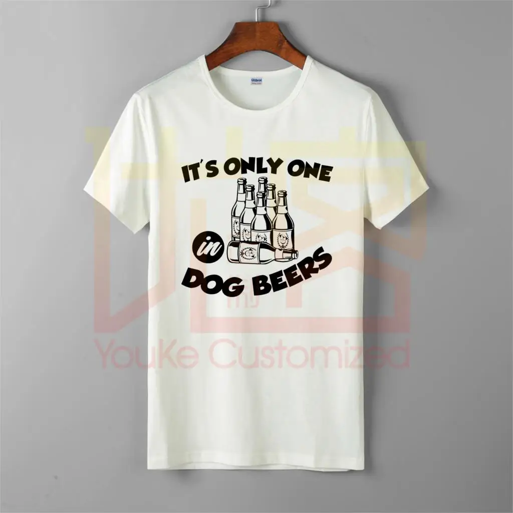 funny beer t shirt - it's only one in dog beers - drinking tshirt for men women unisex tee - item
funny beer t shirt - it's only one in dog beers - drinking tshirt for men women unisex tee - item