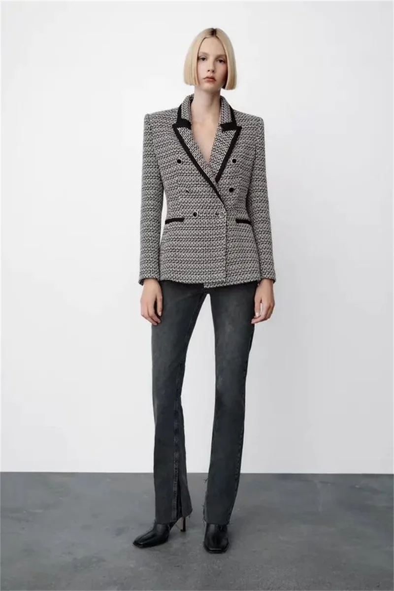 Winter Autumn Designer Women Suit 1 Piece Thick Blazer Plaid Long Style Coat Elegant Office Lady Wear High Quality In Stock
Winter Autumn Designer Women Suit 1 Piece Thick Blazer Plaid Long Style Coat Elegant Office Lady Wear High Quality In Stock