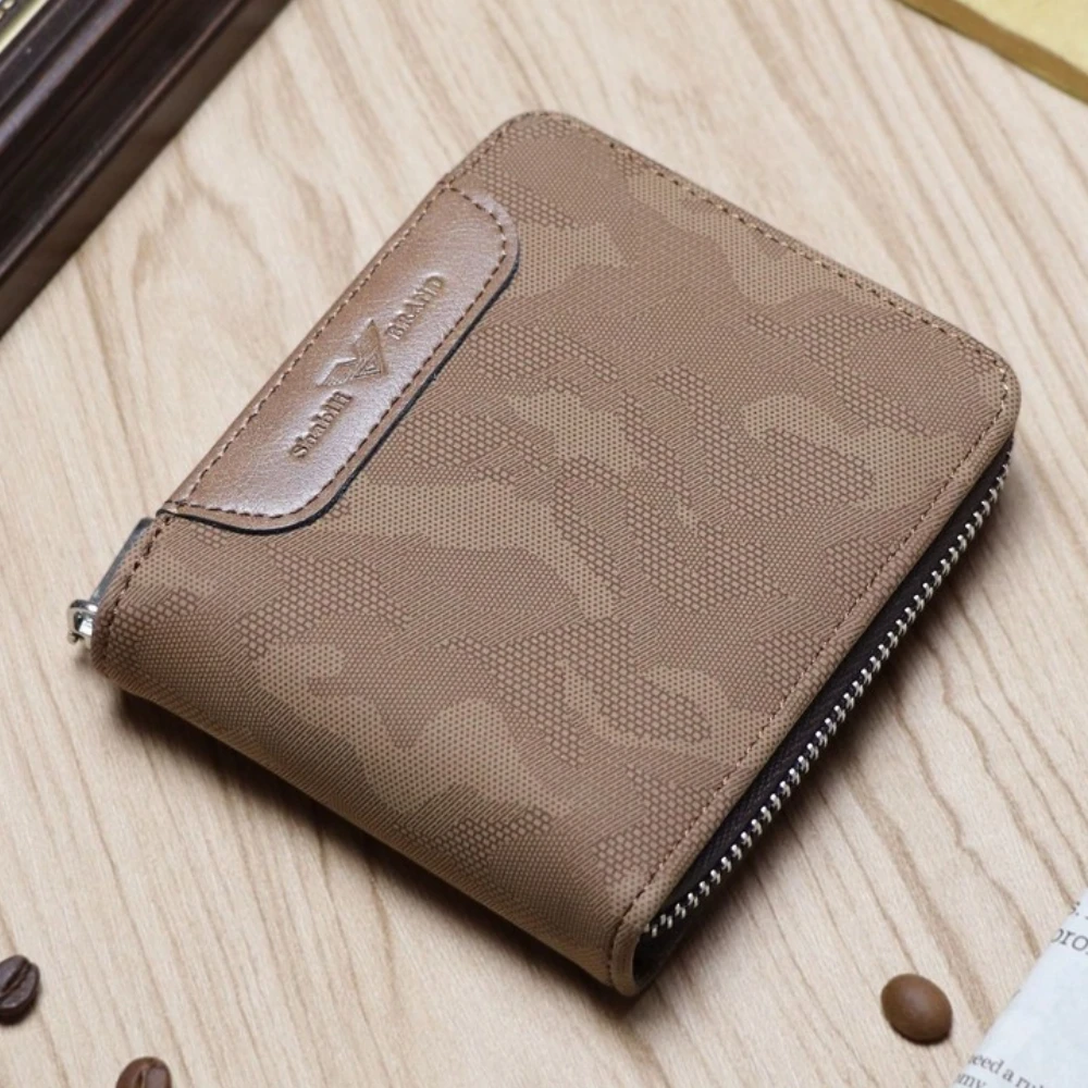 2022 Brand Men Short Wallet with Zipper Coin Pocket Vintage Money Bag High Quality Male Fashion Purse Card Holder New Carteira
2022 Brand Men Short Wallet with Zipper Coin Pocket Vintage Money Bag High Quality Male Fashion Purse Card Holder New Carteira
