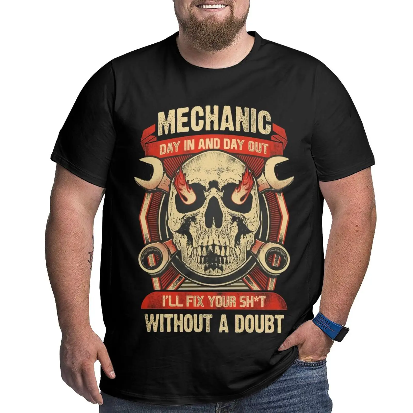 Незаменимая футболка Mechanic Mashup Dtg, большие размеры, мужские футболки, футболки оверсайз, футболки в стиле Харадзюку
Незаменимая футболка Mechanic Mashup Dtg, большие размеры, мужские футболки, футболки оверсайз, футболки в стиле Харадзюку