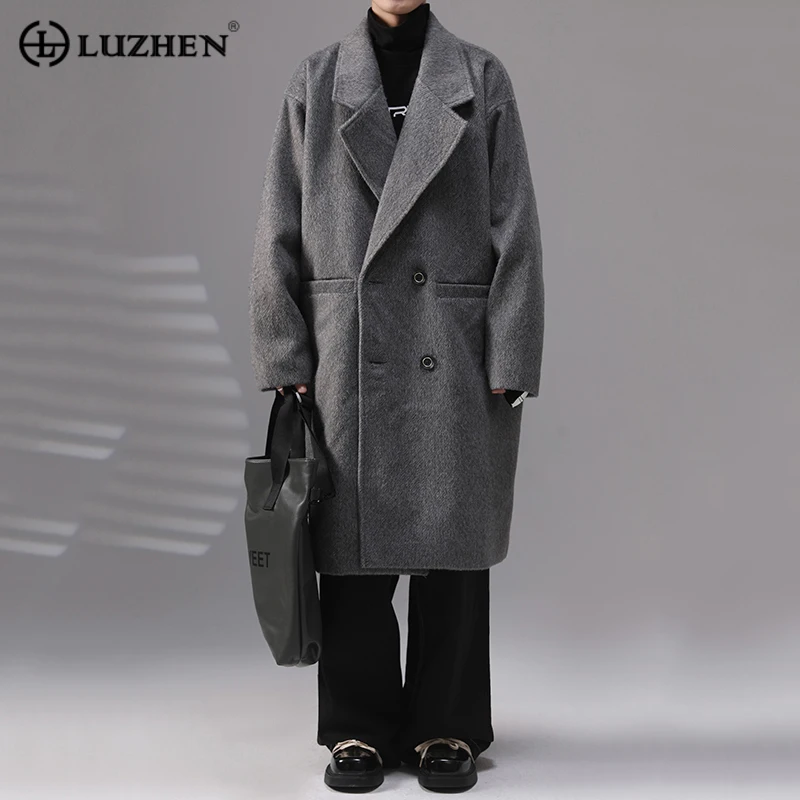 LUZHEN мужское шерстяное длинное пальто модное двубортное пальто средней длины модная универсальная осенняя куртка в Корейском стиле 1fe4aa
LUZHEN мужское шерстяное длинное пальто модное двубортное пальто средней длины модная универсальная осенняя куртка в Корейском стиле 1fe4aa