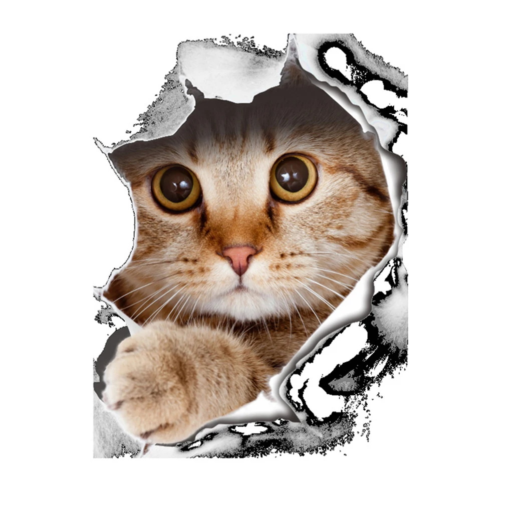 3D Broken Wall Kitten Doggie Wall Sticker Toliet Sticker Bathroom Decoration Decal
3D Broken Wall Kitten Doggie Wall Sticker Toliet Sticker Bathroom Decoration Decal
