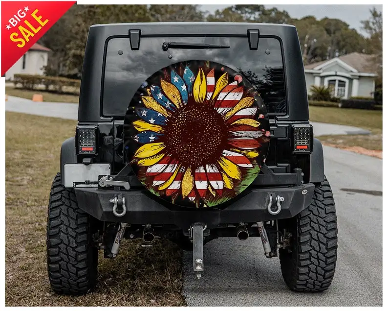 Sunflower Lover, Full Color, Tire Covers, Gifts for Her, Car Accessories, Spare Tire Cover, Birthday gift, Memorial day parade
Sunflower Lover, Full Color, Tire Covers, Gifts for Her, Car Accessories, Spare Tire Cover, Birthday gift, Memorial day parade