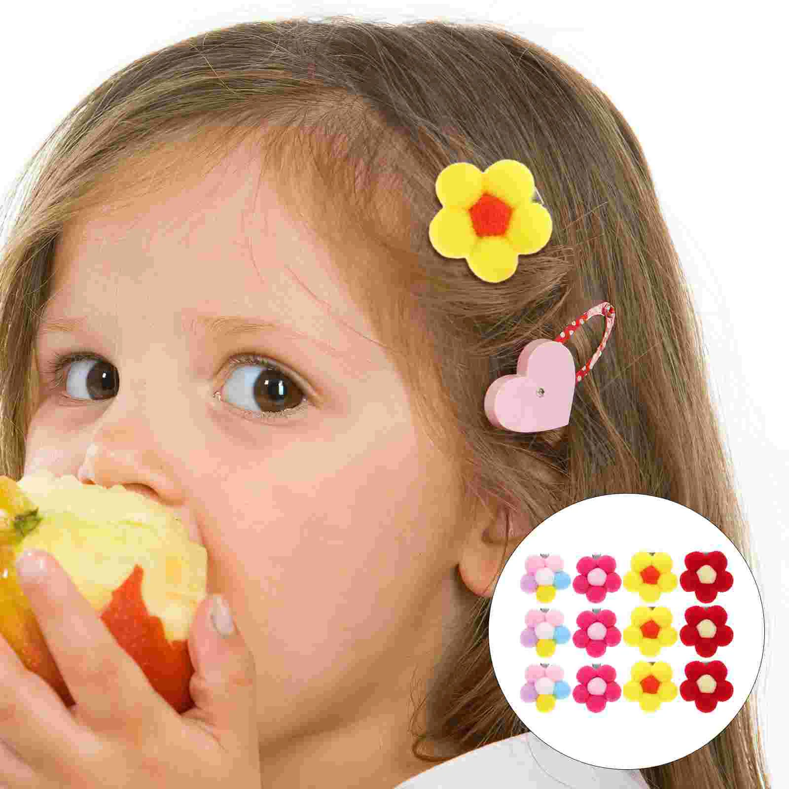 12pcs Hair Clips Pom Pom Barrettes Cute Hair Clips Pompom Ball Barrettes Hair Decorations
12pcs Hair Clips Pom Pom Barrettes Cute Hair Clips Pompom Ball Barrettes Hair Decorations