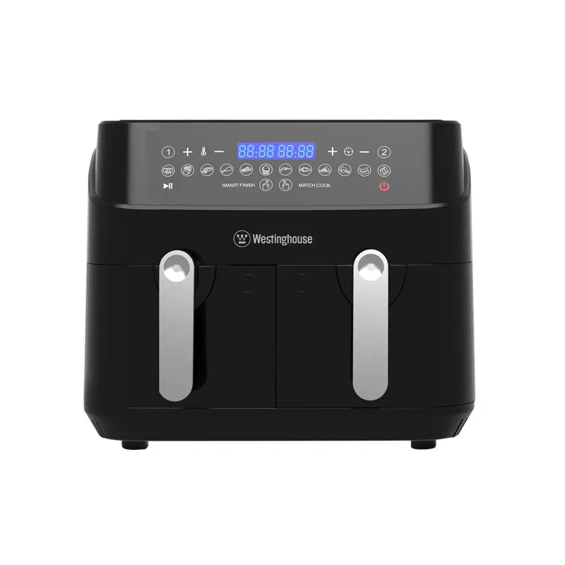 Zone Air Fryer - Double Air Fryer Handcrafted with 2 Independent Baskets, Separate Heater and Control, 12 Preset Programs, and A
Zone Air Fryer - Double Air Fryer Handcrafted with 2 Independent Baskets, Separate Heater and Control, 12 Preset Programs, and A