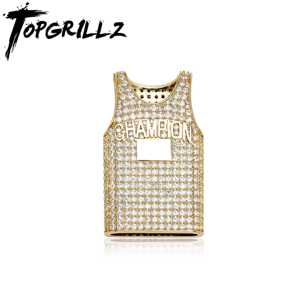 TOPGRILLZ 2022 New Waistcoat Design Pendant Necklace Customizable Name Full Iced Out Cubic Zirconia Hip Hop Jewelry For Gift
TOPGRILLZ 2022 New Waistcoat Design Pendant Necklace Customizable Name Full Iced Out Cubic Zirconia Hip Hop Jewelry For Gift