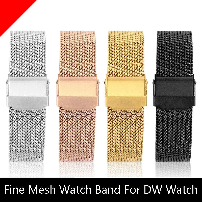 Milanese Watch Band for DW Watch Strap for Daniel Wellington Watch Stainless Steel Bracelet 10/12/13/14/16/17/18/19/20/22/24mm
Milanese Watch Band for DW Watch Strap for Daniel Wellington Watch Stainless Steel Bracelet 10/12/13/14/16/17/18/19/20/22/24mm