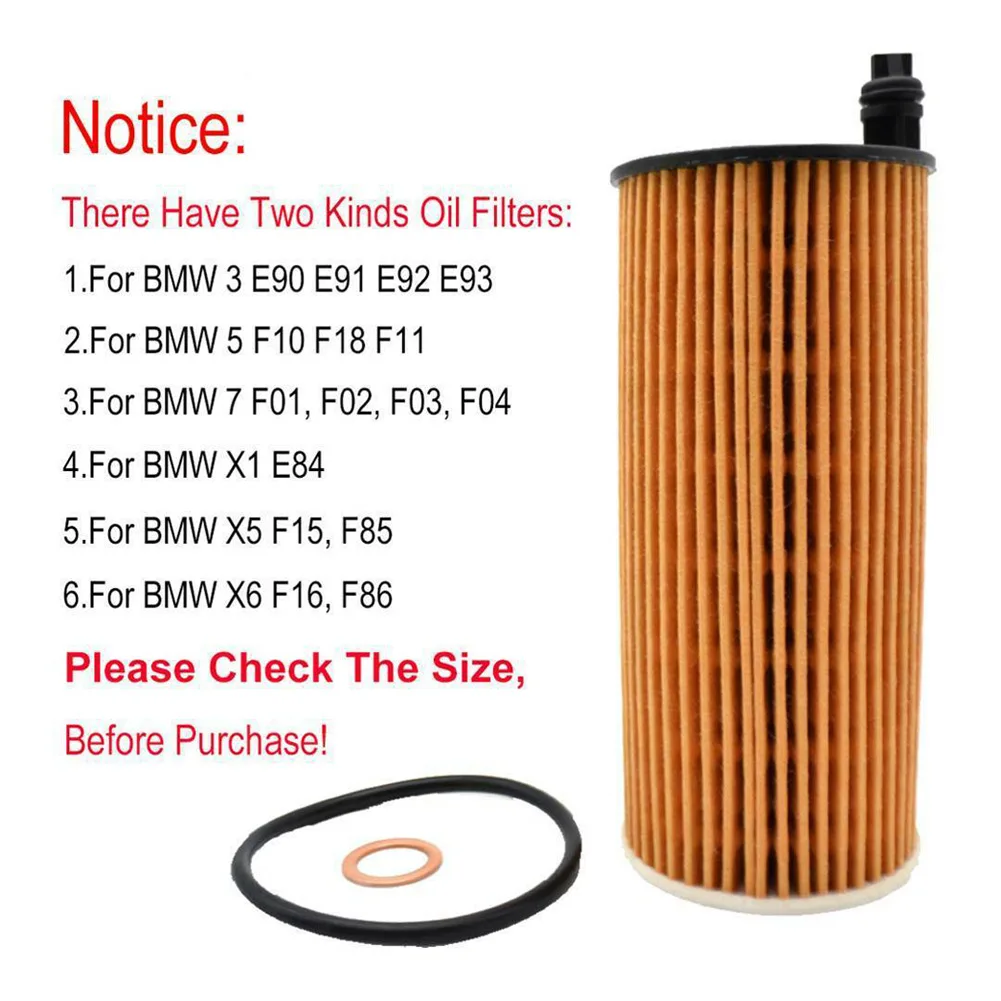 11428507683 Oil Filter Kit For BMW 1/2/3/4/5/6/X1/X3/X4/X5/X6 F10 F20 F30 Diesel 328d 14-18 2.0L 1995CC L4 535d 2014-2016 3.0L
11428507683 Oil Filter Kit For BMW 1/2/3/4/5/6/X1/X3/X4/X5/X6 F10 F20 F30 Diesel 328d 14-18 2.0L 1995CC L4 535d 2014-2016 3.0L