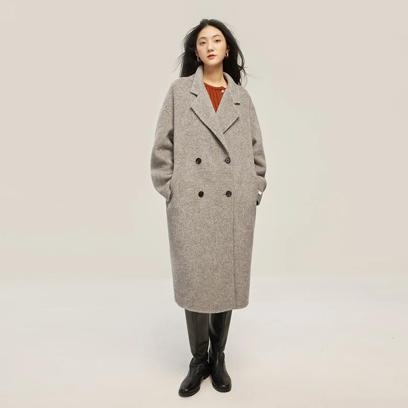 New 95% Wool Long Jackets for Women 2022 Office Lady Double Breasted Turn-down Collar Coats for Women Abrigo Mujer
New 95% Wool Long Jackets for Women 2022 Office Lady Double Breasted Turn-down Collar Coats for Women Abrigo Mujer