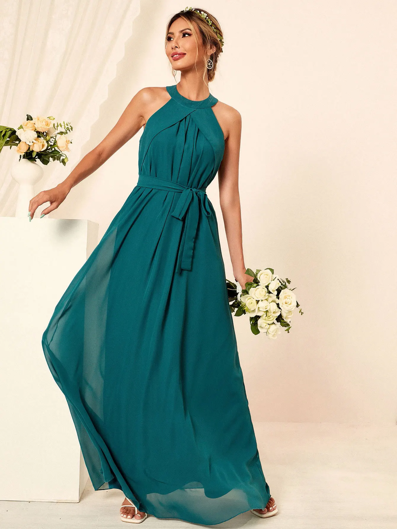 New 2022 Casual Women's Wear Round Neck Sleeveless Loose Long Summer Chiffon Dress Dresses for Women
New 2022 Casual Women's Wear Round Neck Sleeveless Loose Long Summer Chiffon Dress Dresses for Women