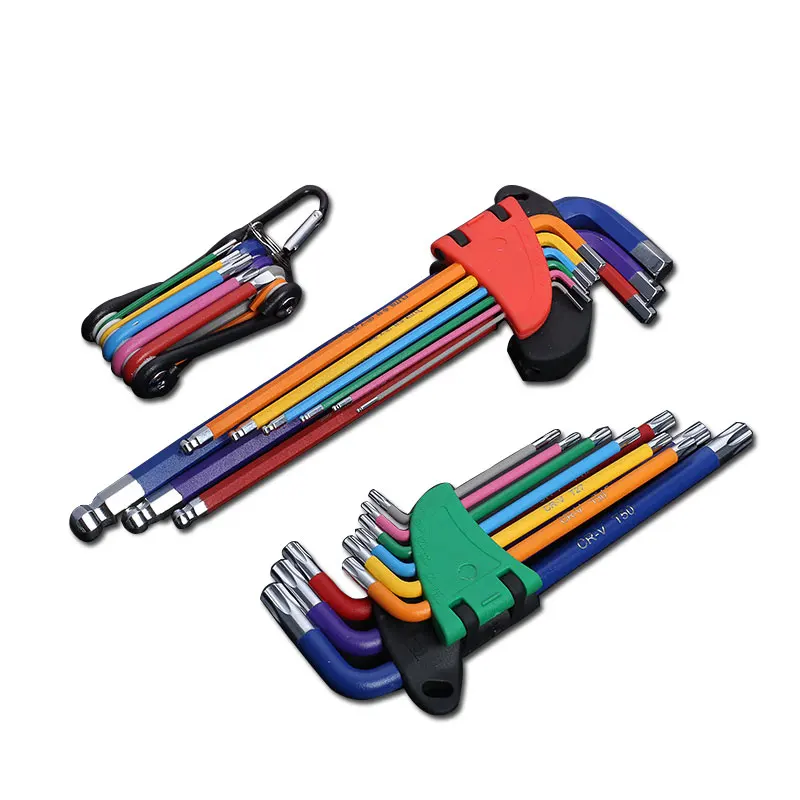 9PCS 1.5mm To 10mm Hexagon Spanner Hand Tools Long Arm Hex Key Set L Wrench Kit for Allen Screw
9PCS 1.5mm To 10mm Hexagon Spanner Hand Tools Long Arm Hex Key Set L Wrench Kit for Allen Screw