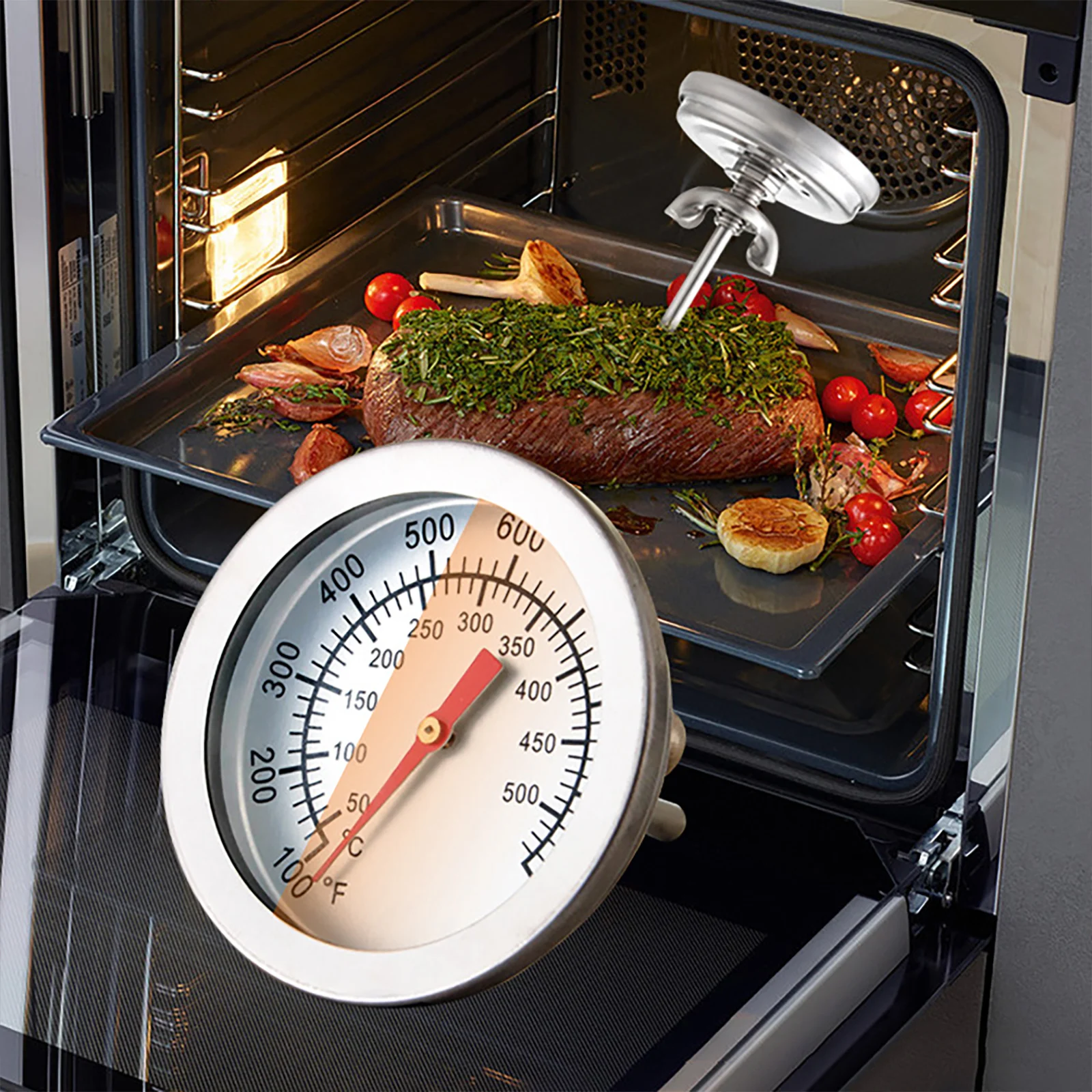 10-400 ℃ термометр для барбекю из нержавеющей стали
10-400 ℃ термометр для барбекю из нержавеющей стали