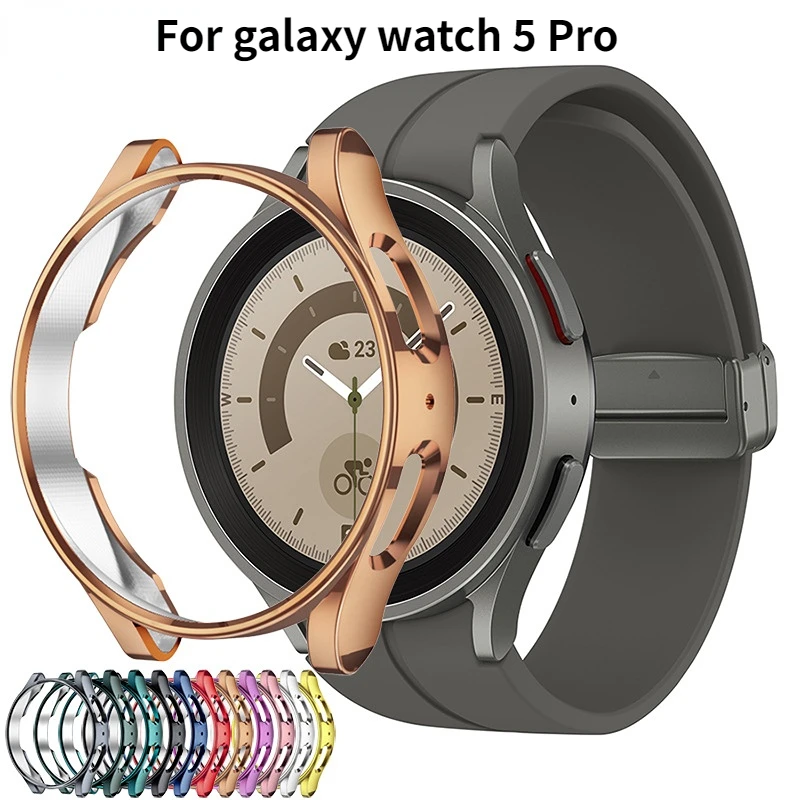Полузащитный чехол для часов Samsung Galaxy Watch 5 Pro 45 мм, без защиты экрана, бампер, защитный чехол из ТПУ, аксессуары
Полузащитный чехол для часов Samsung Galaxy Watch 5 Pro 45 мм, без защиты экрана, бампер, защитный чехол из ТПУ, аксессуары