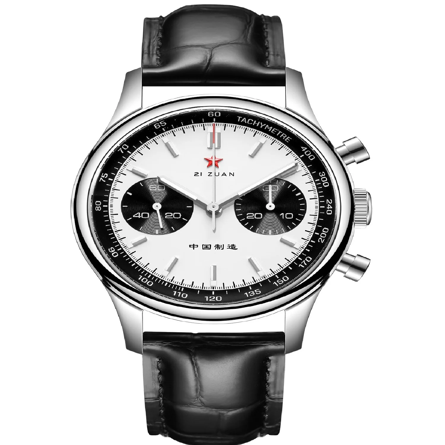 Top Brand 40mm China Aviation Chronograph Seagull ST1901 Movement 1963 Mechanical Watch For Men Sapphire 21 Zuan
Top Brand 40mm China Aviation Chronograph Seagull ST1901 Movement 1963 Mechanical Watch For Men Sapphire 21 Zuan