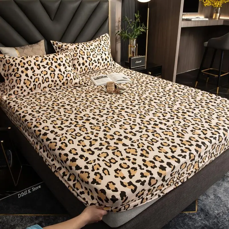 DIMI Fitted Sheet Bedroom Decoration Bedding Queen King Bed Cover Fashionable Leopard Printed Mattress Cover Soft Breathable
DIMI Fitted Sheet Bedroom Decoration Bedding Queen King Bed Cover Fashionable Leopard Printed Mattress Cover Soft Breathable