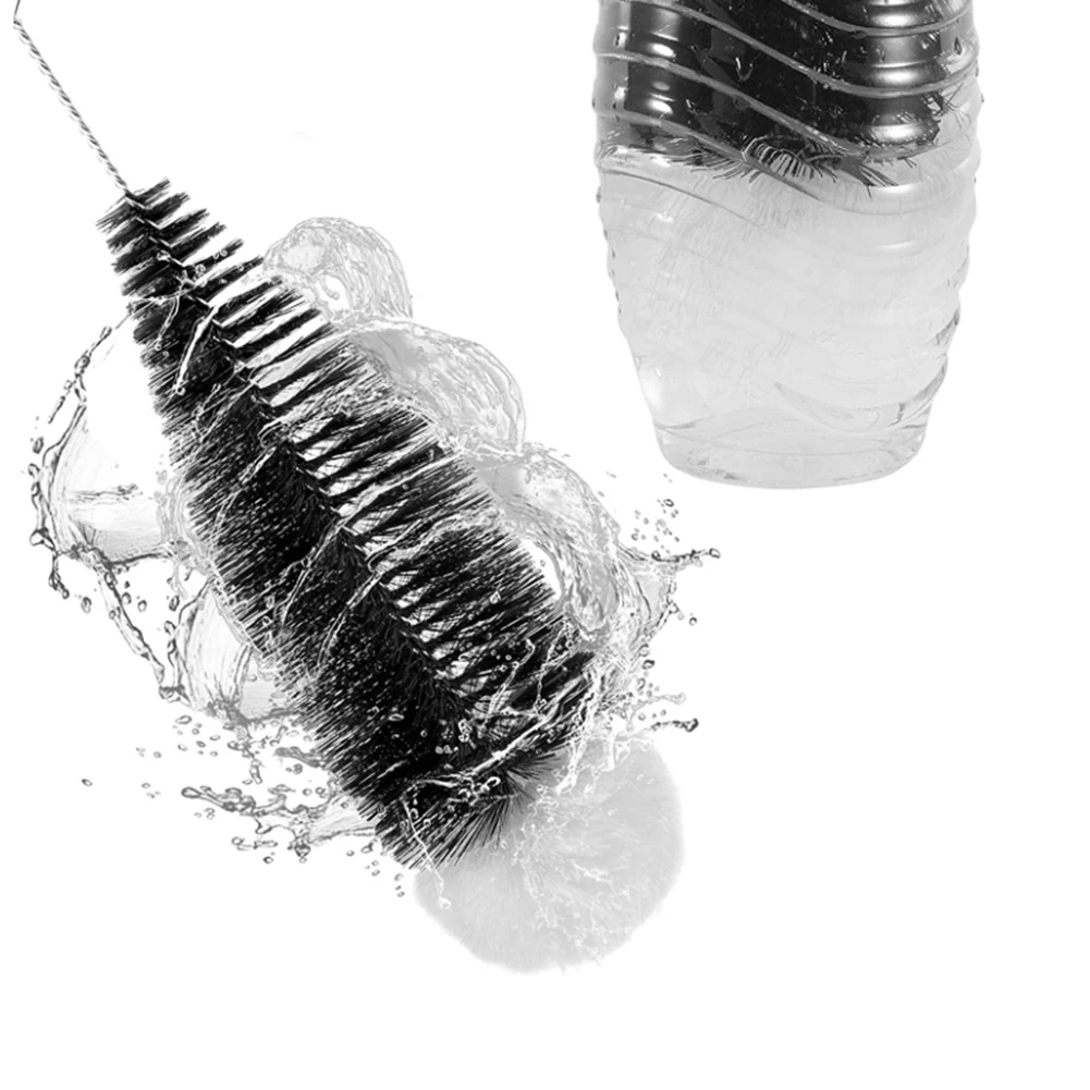 Black Water Bottle Cleaning Brush Glass Bottle Cleaning Brush Long Bottle Cleaning Brush Nylon Cotton Blistering Removing Stains
Black Water Bottle Cleaning Brush Glass Bottle Cleaning Brush Long Bottle Cleaning Brush Nylon Cotton Blistering Removing Stains