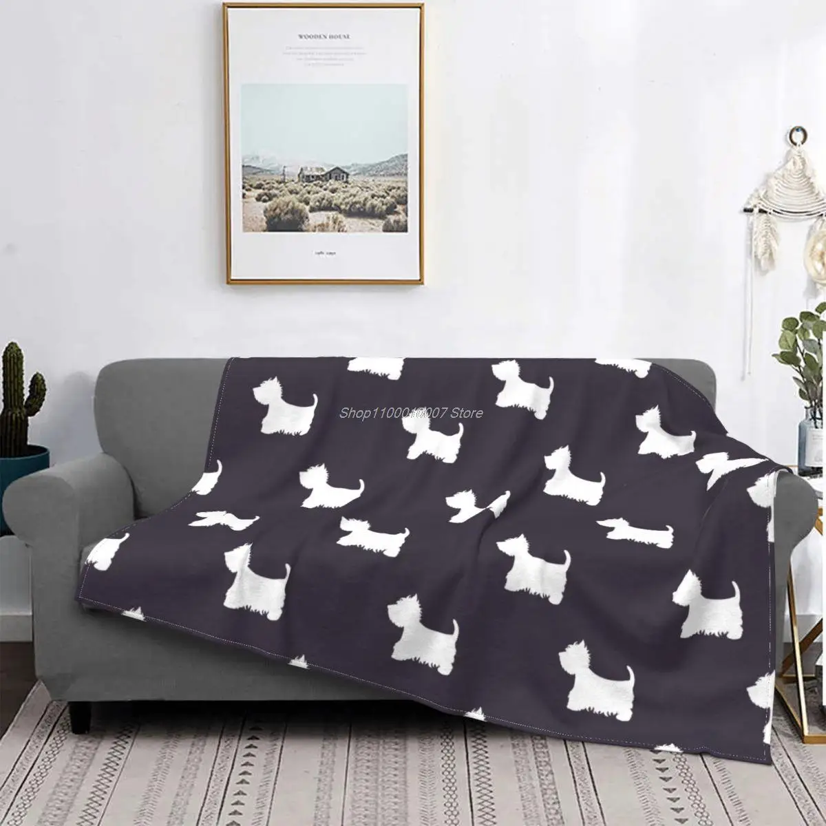 Scottish Terrier Blanket Cover Flannel Gift for Animal Dog Lover Lightweight Thin Throw Blanket for Car Sofa Couch Bed Rug
Scottish Terrier Blanket Cover Flannel Gift for Animal Dog Lover Lightweight Thin Throw Blanket for Car Sofa Couch Bed Rug