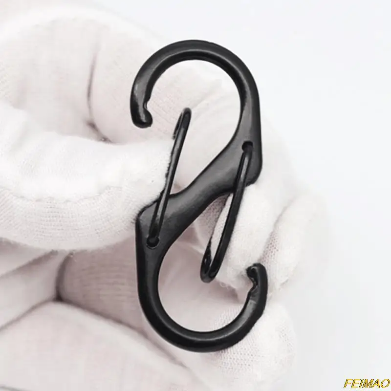 10 Pcs S-shaped Hiking Buckle Double-headed Carabiners With Lock Mini Keychain Hooks
10 Pcs S-shaped Hiking Buckle Double-headed Carabiners With Lock Mini Keychain Hooks