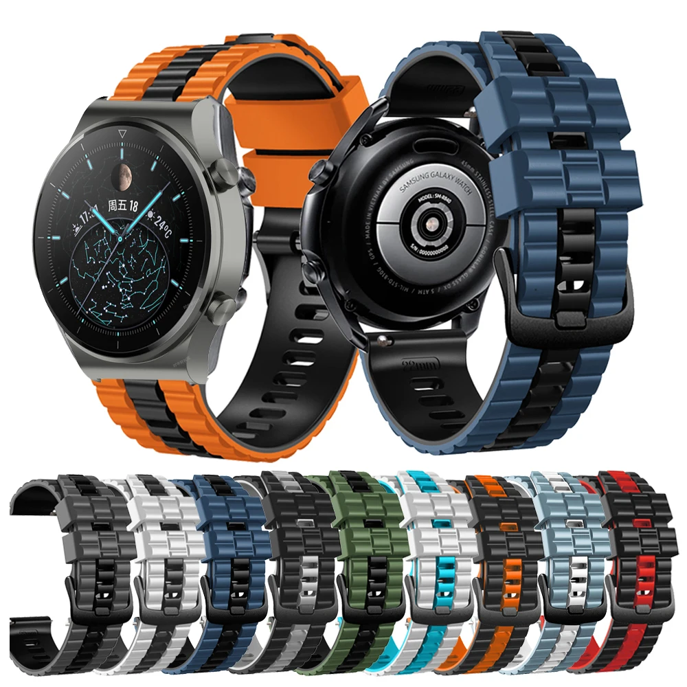 22mm Silicon Strap For Huawei Watch GT 2 GT3 Pro 46MM Strap Wrist Band For HUAWEI WATCH GT 3 Pro 46mm/GT Runner 46mm Smart Watch
22mm Silicon Strap For Huawei Watch GT 2 GT3 Pro 46MM Strap Wrist Band For HUAWEI WATCH GT 3 Pro 46mm/GT Runner 46mm Smart Watch