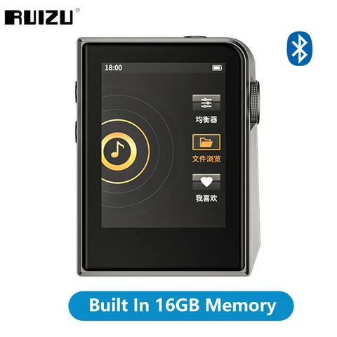 Mp3-плеер RUIZU A58 с поддержкой Bluetooth, Hi-Fi, без потерь