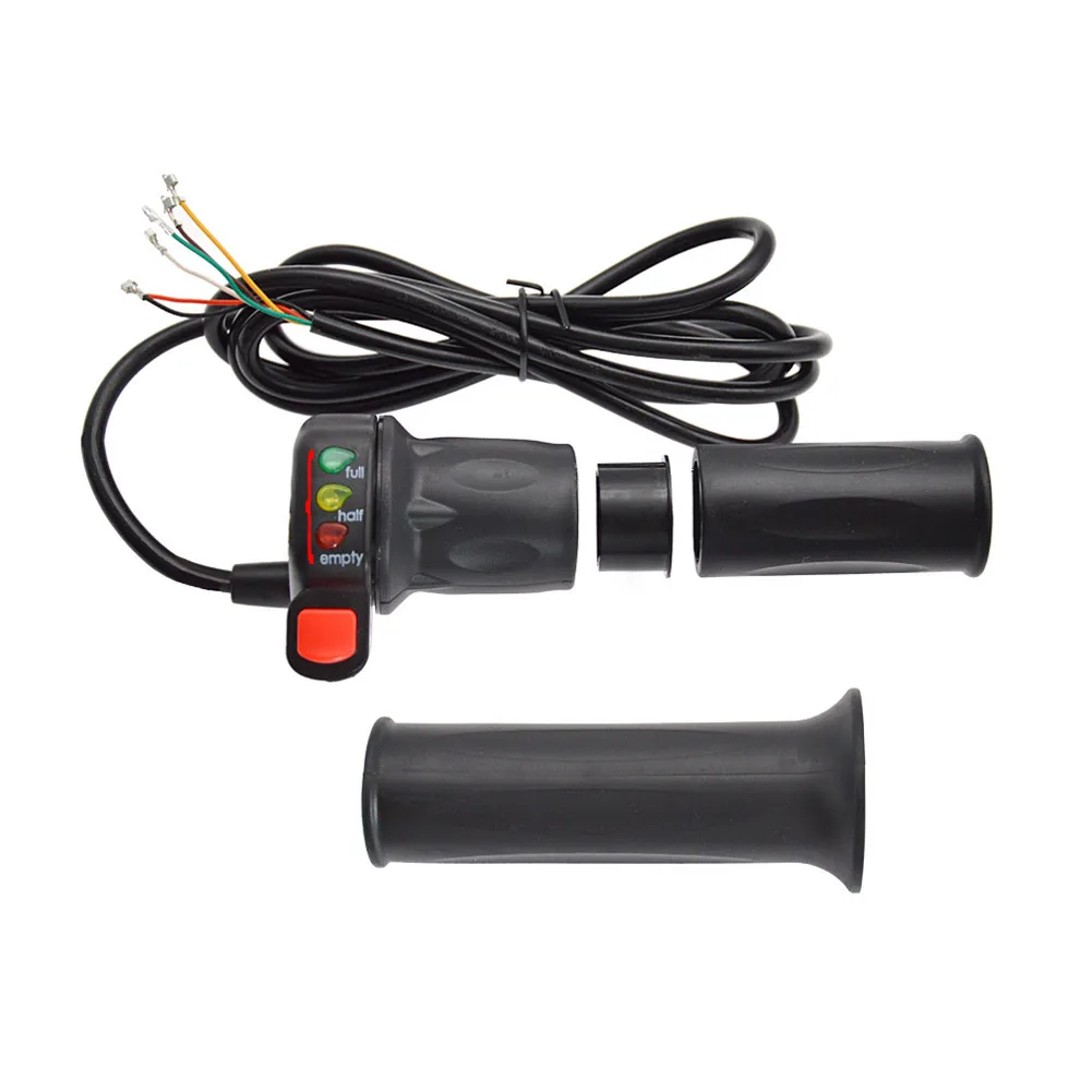 36V/48V Electric Bicycle Throttle With 3 Speed Controller For E-bike E-Scooter Right Hand Throttle With Power Display
36V/48V Electric Bicycle Throttle With 3 Speed Controller For E-bike E-Scooter Right Hand Throttle With Power Display