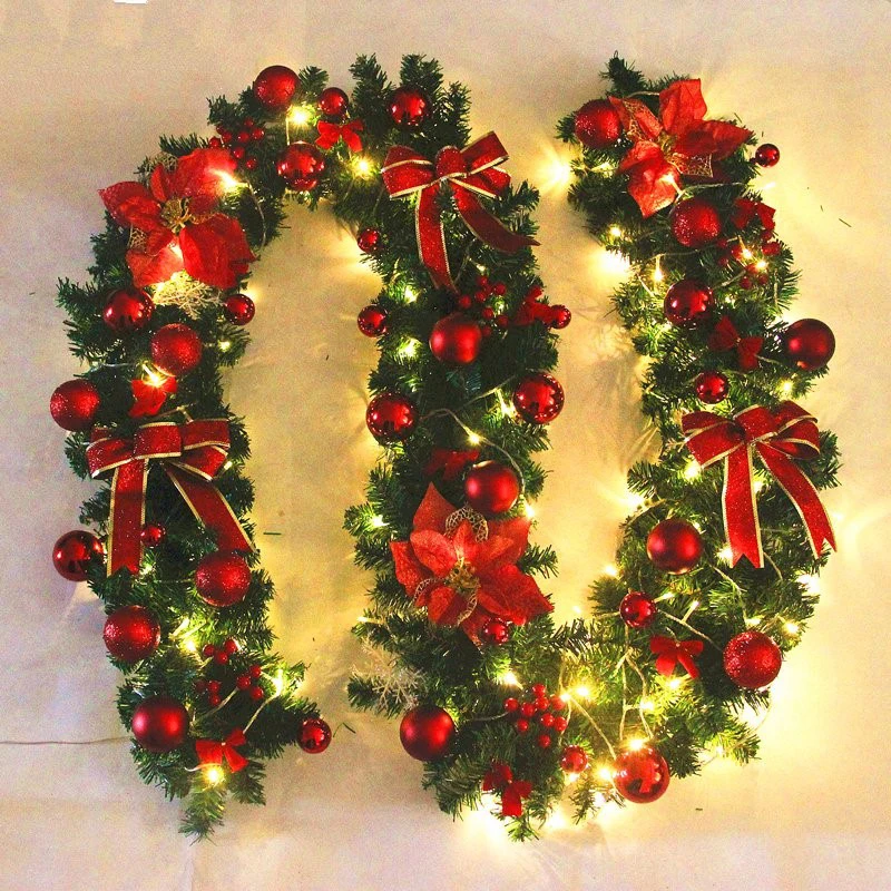270cm Christmas Garland Home Party Wall Door Decor Christmas Tree Ornaments For Stair Fireplace Xmas Decoration Party Supplies
270cm Christmas Garland Home Party Wall Door Decor Christmas Tree Ornaments For Stair Fireplace Xmas Decoration Party Supplies