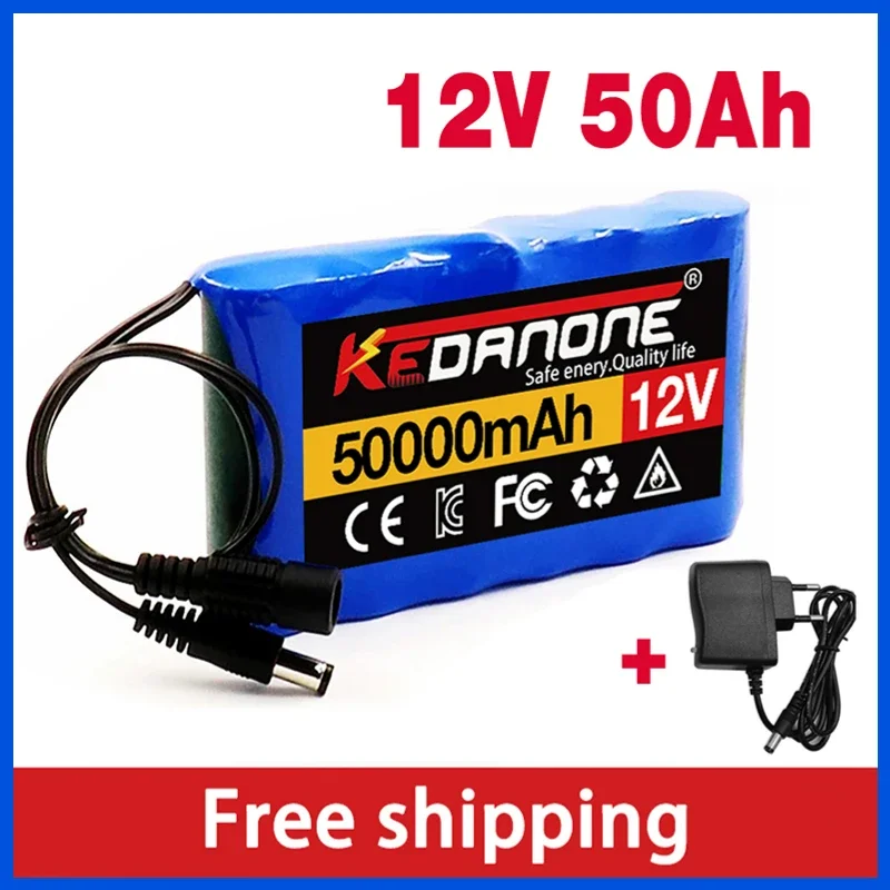 New Portable 3S2P 12V 50000mah Rechargeable Li-Ion Battery, For LED Lamp Light Backup Powe Etc+ Charger
New Portable 3S2P 12V 50000mah Rechargeable Li-Ion Battery, For LED Lamp Light Backup Powe Etc+ Charger