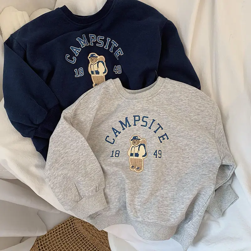 Autumn New Boys And Girls Sweatshirt Unisex Wind Print Cartoon Children Baby Casual Pullover Cotton Tops High Quality
Autumn New Boys And Girls Sweatshirt Unisex Wind Print Cartoon Children Baby Casual Pullover Cotton Tops High Quality