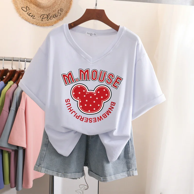 DAYIFUN 100% Cotton Plus Size T Shirt L-6XL Tshirt Short Sleeve Women Top Summer Cartoon Print Casual O Neck Oversized T Shirts
DAYIFUN 100% Cotton Plus Size T Shirt L-6XL Tshirt Short Sleeve Women Top Summer Cartoon Print Casual O Neck Oversized T Shirts