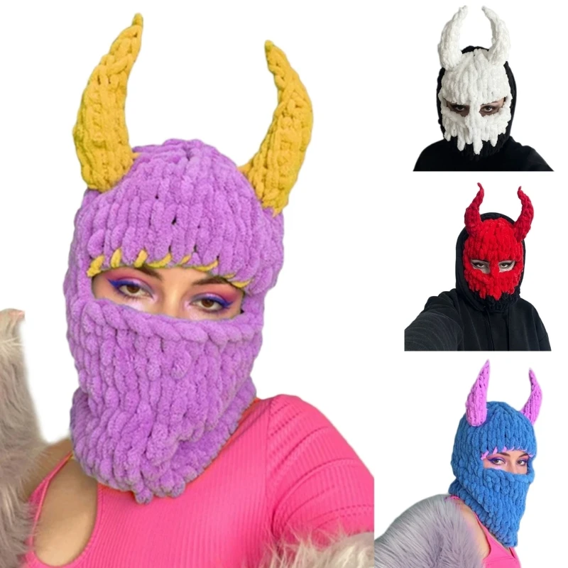Halloween Balaclava Devil Horn Balaclava Little Devil Hat Halloween Party Hat Funny Hooded Beanie Masquerade Mask
Halloween Balaclava Devil Horn Balaclava Little Devil Hat Halloween Party Hat Funny Hooded Beanie Masquerade Mask