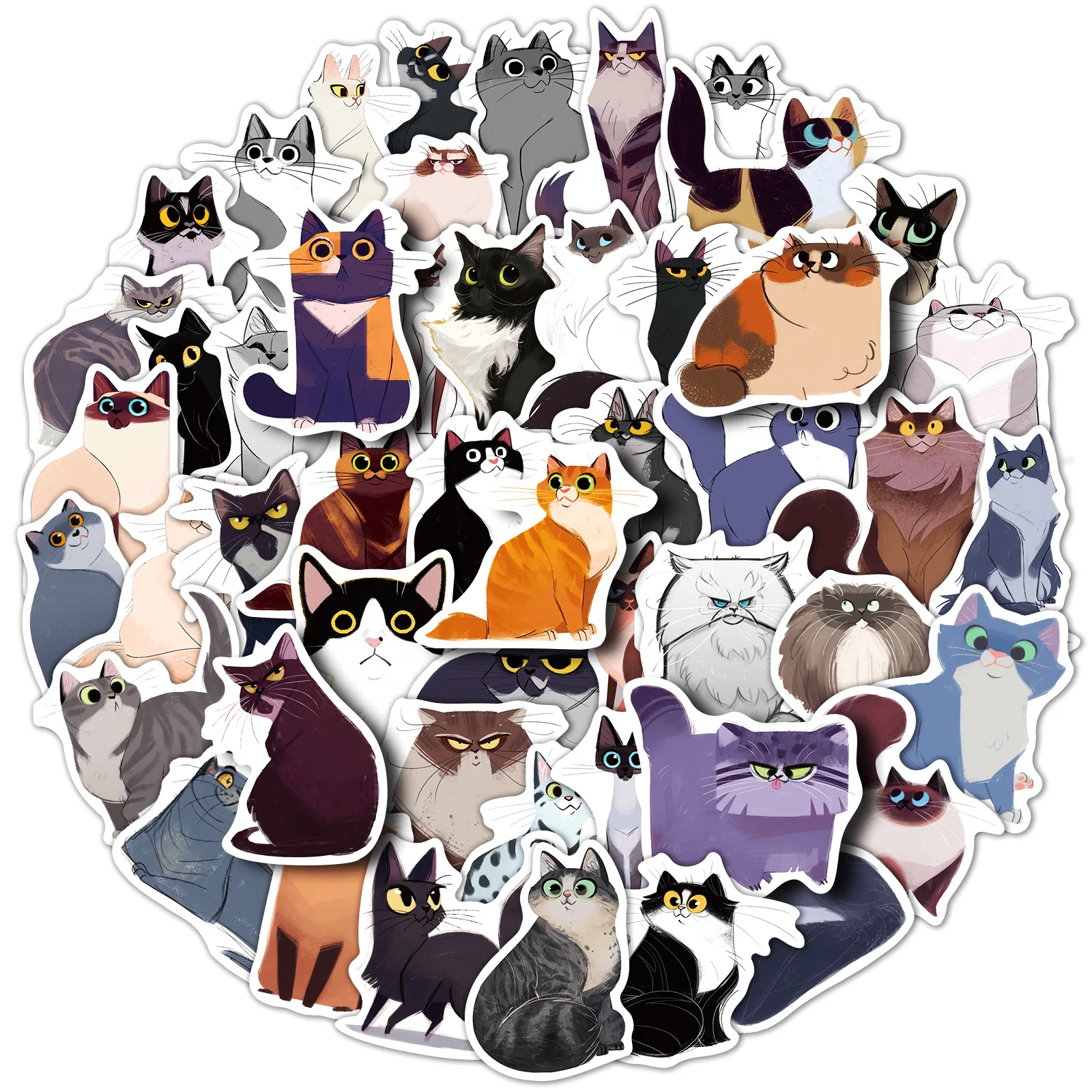 50pcs Illustrations Cat Stickers Japanese Style Net Red Wall Stickers Decoration Creative Room Cat Cartoon Illustration Stickers
50pcs Illustrations Cat Stickers Japanese Style Net Red Wall Stickers Decoration Creative Room Cat Cartoon Illustration Stickers