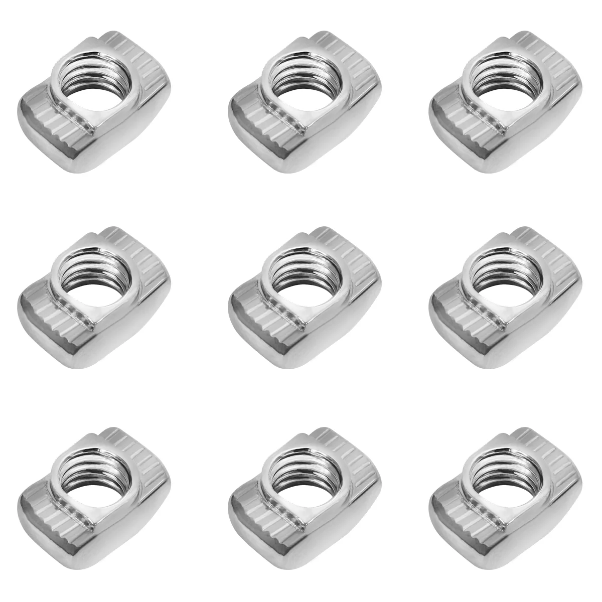 UKCOCO 100PCS European Aluminum Extrusions Slim T-Nut Thread (M4x10x6)
UKCOCO 100PCS European Aluminum Extrusions Slim T-Nut Thread (M4x10x6)