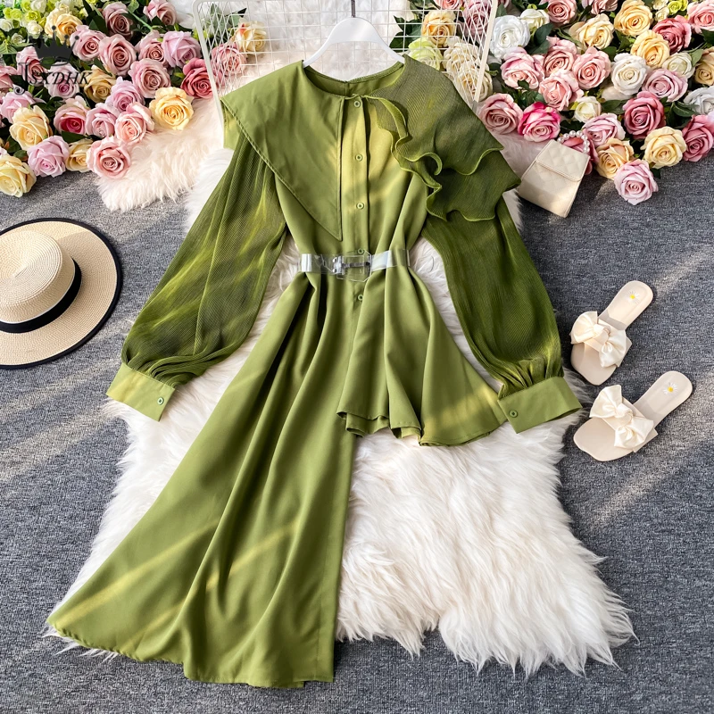 JSXDHK Women Temperament Solid Ruffles Irregular Long Fashion Blouse 2022 New Lapel Long Sleeve Loose Fit Shirt Waist Slim Dress
JSXDHK Women Temperament Solid Ruffles Irregular Long Fashion Blouse 2022 New Lapel Long Sleeve Loose Fit Shirt Waist Slim Dress