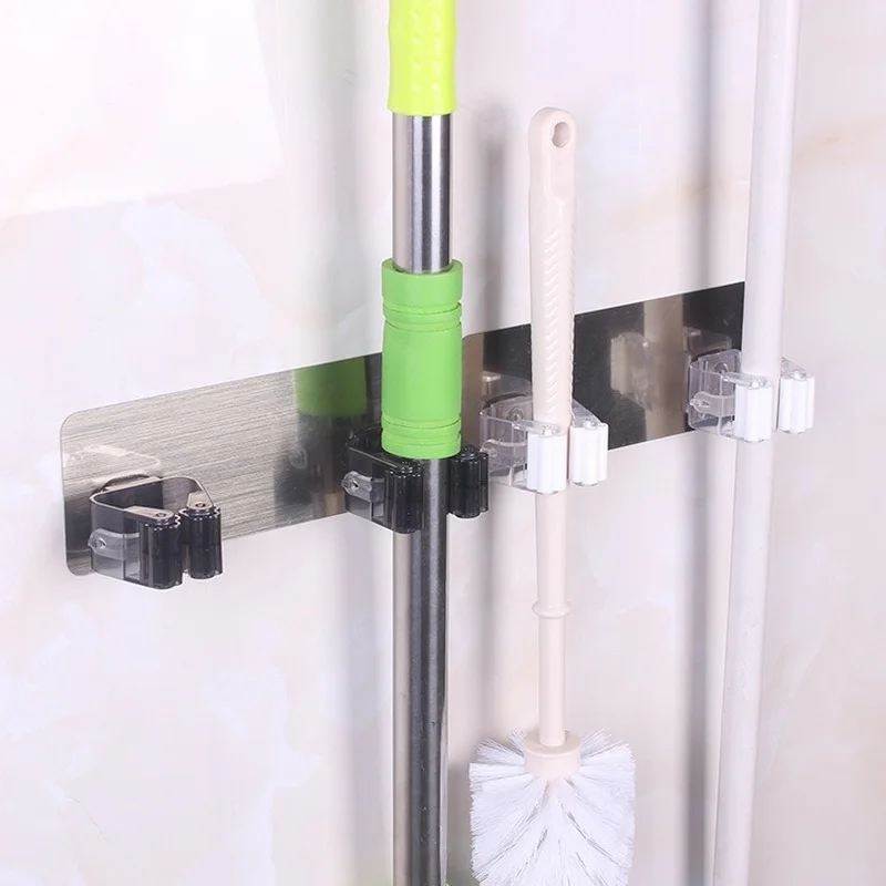 Wire drawing gray traceless mop hanger mop clip hole free traceless broom mop Hook Clip mop holder shelf
Wire drawing gray traceless mop hanger mop clip hole free traceless broom mop Hook Clip mop holder shelf