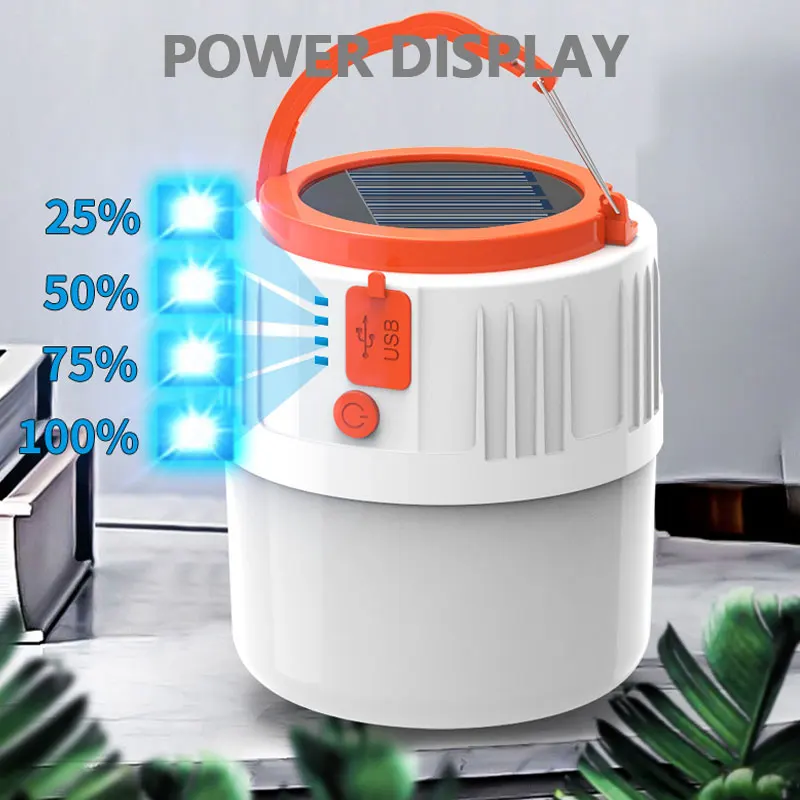 USB Rechargeable Bulb Solar LED Camping Light For Outdoor Tent Lamp Portable Lanterns Emergency Lights For BBQ Hiking
USB Rechargeable Bulb Solar LED Camping Light For Outdoor Tent Lamp Portable Lanterns Emergency Lights For BBQ Hiking