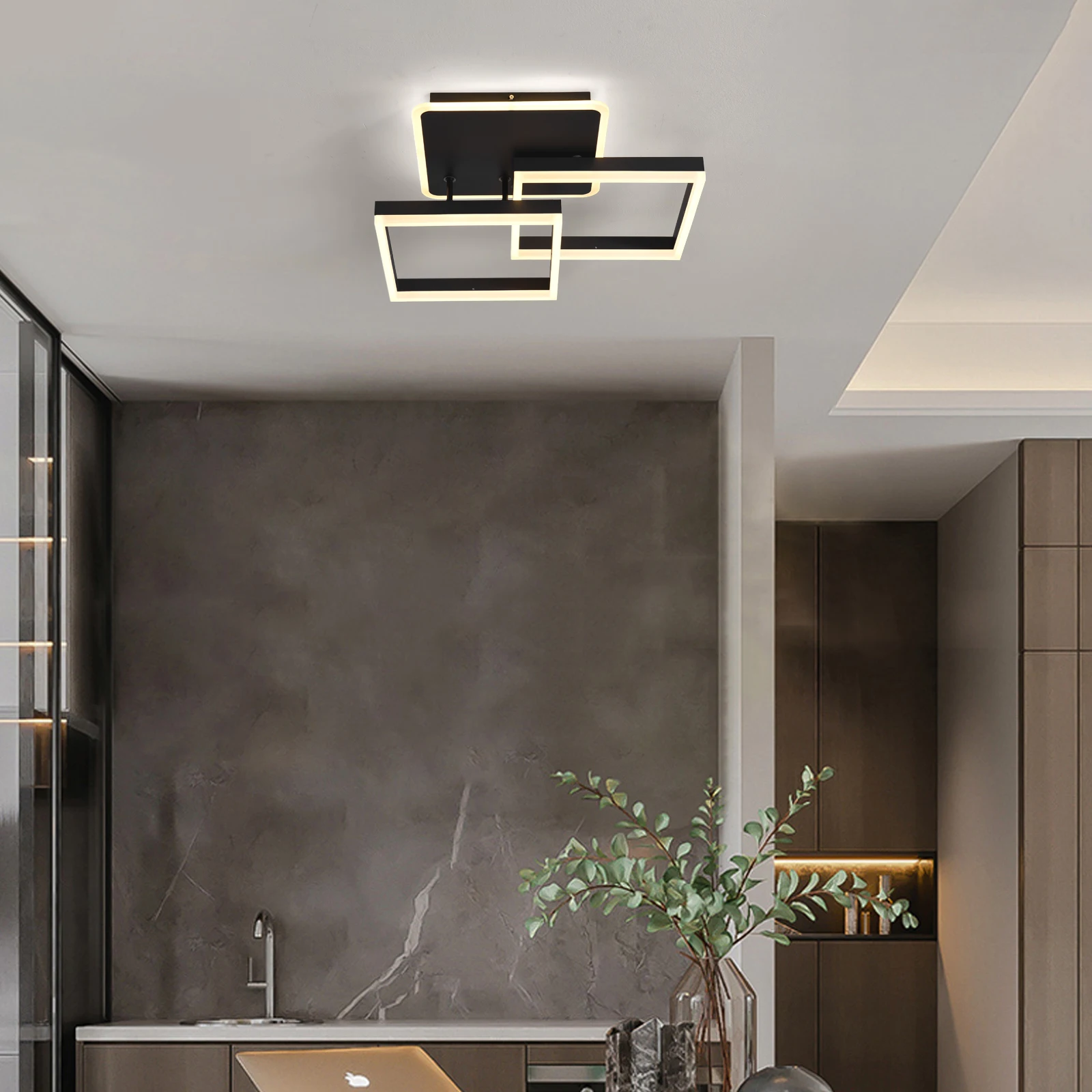 Ganeed Remote Control Modern LED Ceiling Light Lamp Flush Mount Black Dimmable Fashion Living Dining Bedroom Home
Ganeed Remote Control Modern LED Ceiling Light Lamp Flush Mount Black Dimmable Fashion Living Dining Bedroom Home