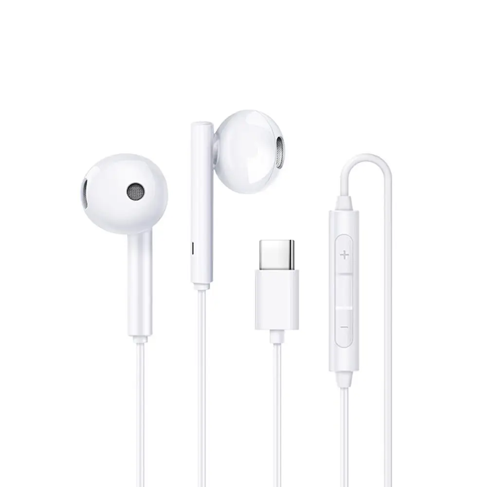 Semi-In-Ear Wire-Controlled Headset Type-C Interface Copper Ring Speaker With Mic Compatible For Huawei Ergonomic Headphone
Semi-In-Ear Wire-Controlled Headset Type-C Interface Copper Ring Speaker With Mic Compatible For Huawei Ergonomic Headphone