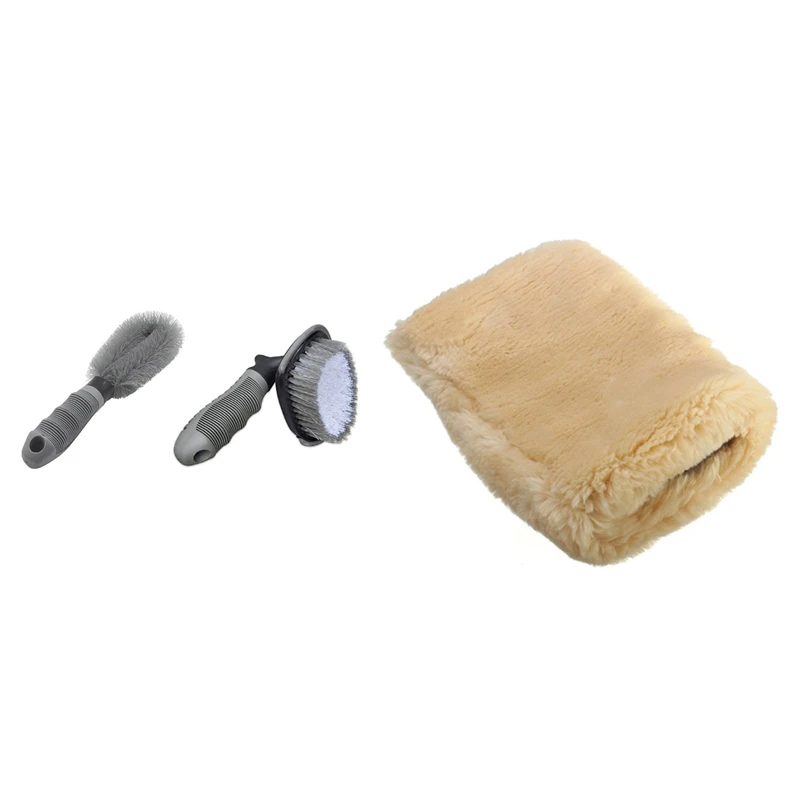 1 Pcs Lambswool Polishing Mitts Buffing Wash Glove & 2 Pcs Car Wheel Cleaning Brushes Rim Tire Cleaner Floor Brush
1 Pcs Lambswool Polishing Mitts Buffing Wash Glove & 2 Pcs Car Wheel Cleaning Brushes Rim Tire Cleaner Floor Brush