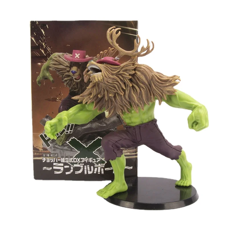 16cm Anime One Piece Runaway Hulk Tony Tony Chopper Action Doll Hand-made Doll Boxed Doll Scene Model Decoration Gifts
16cm Anime One Piece Runaway Hulk Tony Tony Chopper Action Doll Hand-made Doll Boxed Doll Scene Model Decoration Gifts