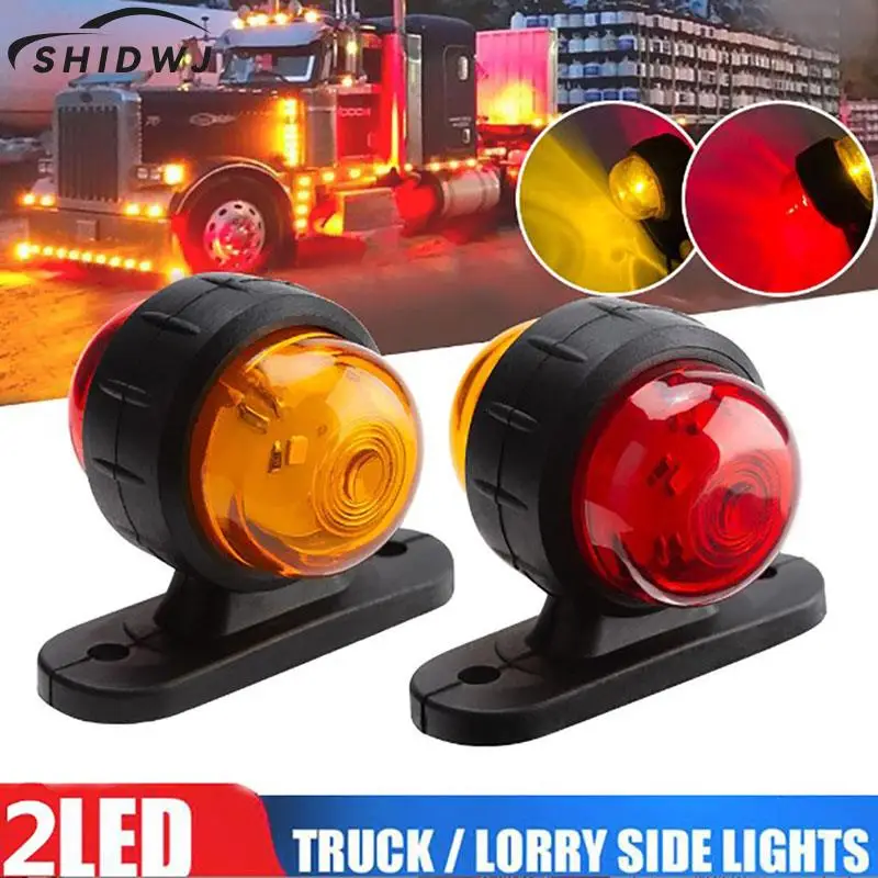 2Pcs 12V 24V Truck Trailer Lights LED Side Marker Position Lamp Red White Yellow Lorry Tractor Clearance Lamps Parking Light
2Pcs 12V 24V Truck Trailer Lights LED Side Marker Position Lamp Red White Yellow Lorry Tractor Clearance Lamps Parking Light