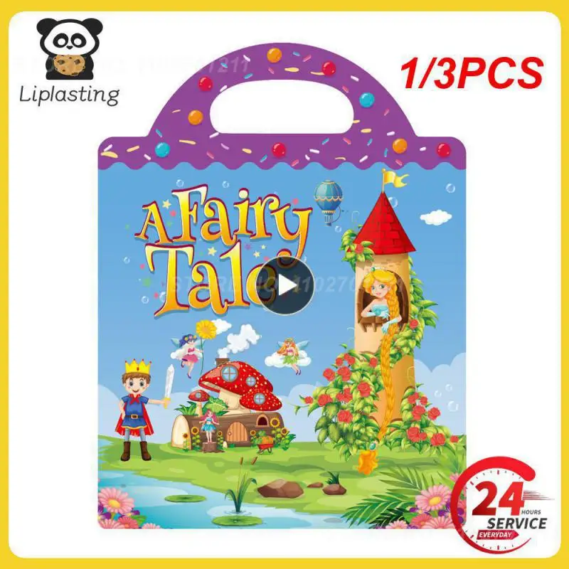 1/3PCS Reusable Sticker Book Cartoon Puzzle Educational Cognition Learning Toys Cute Animal Stickers for Children Age 2-4
1/3PCS Reusable Sticker Book Cartoon Puzzle Educational Cognition Learning Toys Cute Animal Stickers for Children Age 2-4