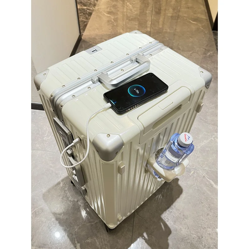 Suitcase Luggage Multi-Functional Aluminum men's Luggage Women's Large Capacity Large Aluminum Trolley Travel bags luxury
Suitcase Luggage Multi-Functional Aluminum men's Luggage Women's Large Capacity Large Aluminum Trolley Travel bags luxury